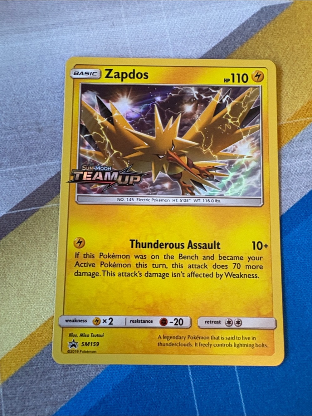 Zapdos - (Prerelease) Holo Promo SM Promos SM159 NM